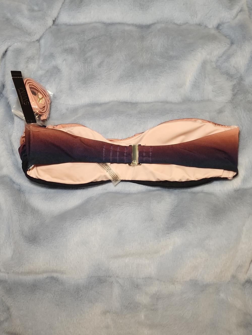 Victoria's Secret Blush to Navy Ombre Bandeau Bikini - Picture 3 of 12